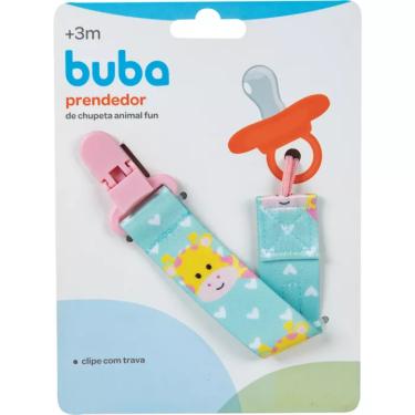 Imagem de Prendedor De Chupeta Girafa 12049 - Buba Toys