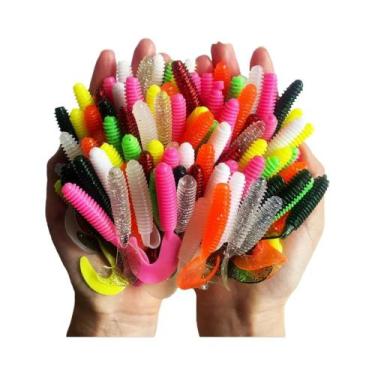 Imagem de Iscas De Silicone Em Formato De Peixe Falso 50PCS 100PCS 150PCS Ferram