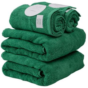 Imagem de Kit 4 Toalhas Buddemeyer Hannah Intense Air Verde Bandeira 2 banho 2 r