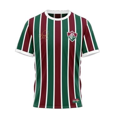 Imagem de Camiseta Braziline Fluminense Marcelo Infantil- Verde/Vinho-Unissex
