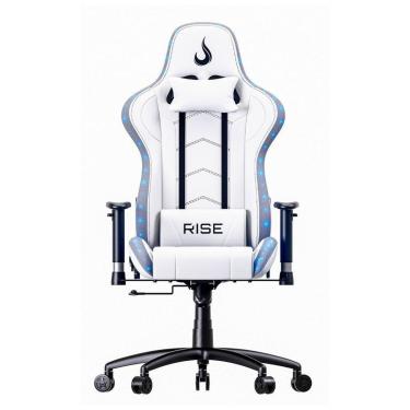 Imagem de Cadeira Gamer Rise Mode Z6, Ângulo Ajustável, Braço 2D, ARGB, Branco - RM-CG-06-BW-RGB-Unissex