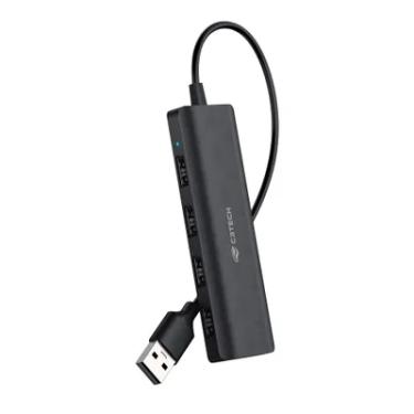 Imagem de Hub Usb 2.0 4 Portas C3tech - Hu-230bk