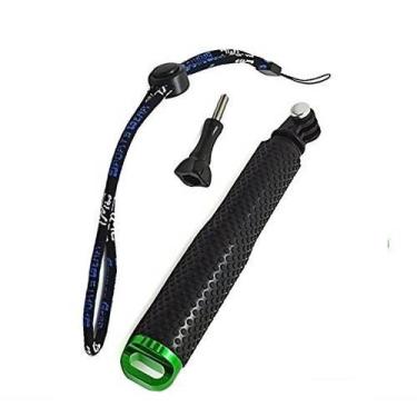 Imagem de Bastão Retrátil Prova D'água 48cm para GoPro e Similares - Verde