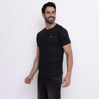 Imagem de Camiseta Industrie Básica Bordada Holanda Algodão Premium Masculina-Masculino
