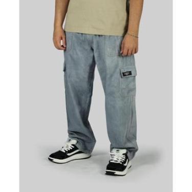 Imagem de Calça DR7 Street Cargo Jeans Vintage - Azul-Unissex