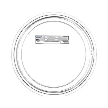 Imagem de Bases De Acrílico Transparente Para Crachás 10 Peças, Pins De Botão DI