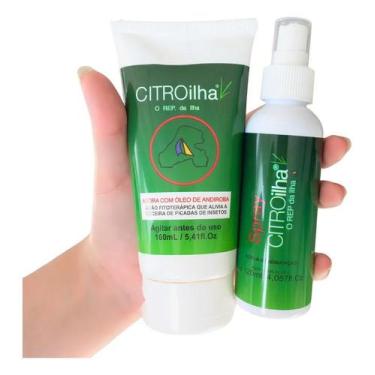 Imagem de 2 Repelentes Natural Citroilha 1 Creme 160g + 1 Spray 120ml - Congratu