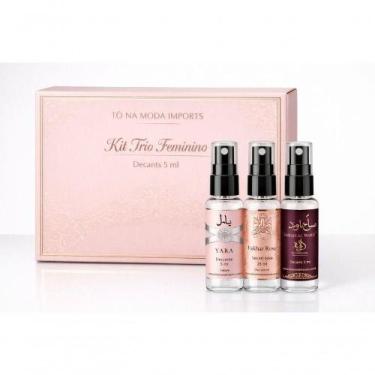 Imagem de Kit Decants árabes Femininos Yara + Fakhar Rose + Sabah 5ml Original -