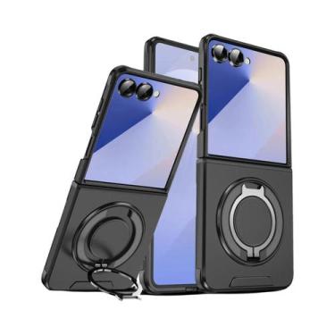 Imagem de 360 graus Capa Protetora Magnética Antichoque Para Samsung Z Flip 6 7 