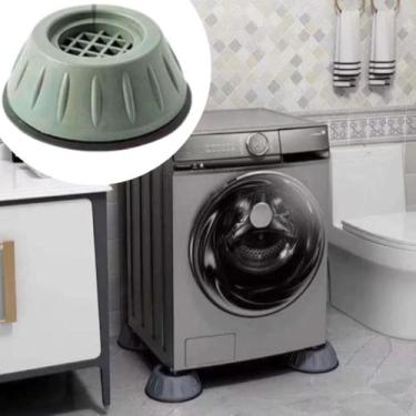 Imagem de Pés Máquina Lavar Nível 4pc Anti Vibração Universal - FAZA