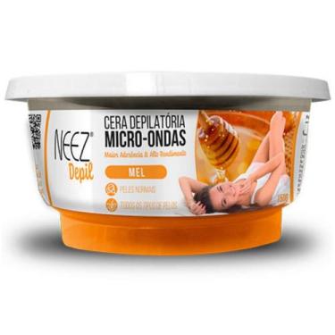 Imagem de Cera Quente Micro Ondas Depilatória Mel Profissional Neez Depil Corpo 