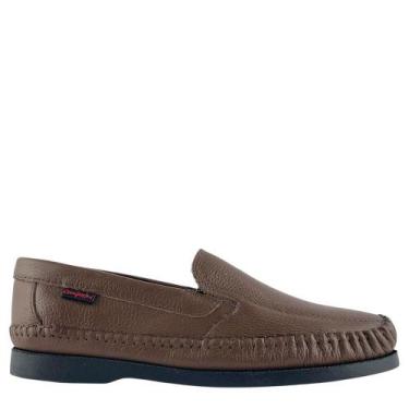 Imagem de Sapato Masculino Comparini Casual Baixo Em Couro 201, Telha, 38