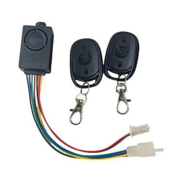 Imagem de Sistema De Alarme Antifurto Para E-Bike Com Controle Remoto, Acessório
