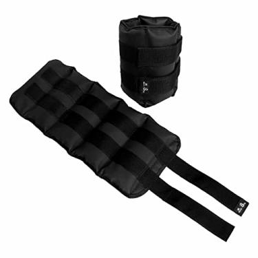 Imagem de Caneleira de Peso 8kg Muvin – Tornozeleira – Ajustável – Academia – Treino – Exercício – Fitness – Musculação – Fortalecimento e Tonificação dos Membros Inferiores – Resistente - Par