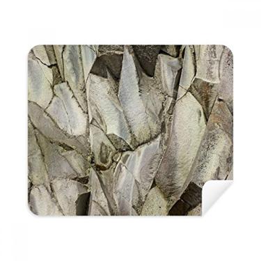 Imagem de Fancy Stone Color Texture Crackles Pano de limpeza Limpador de tela 2 peças Tecido de camurça