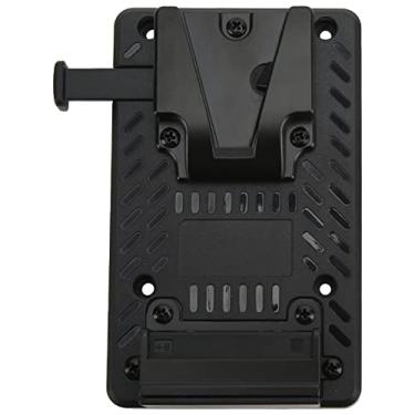 Imagem de Placa adaptador de bateria de montagem em V, divisor de fonte de alimentação com base de bateria de liberação rápida, para monitor de câmera de vídeo DSLR luz LED