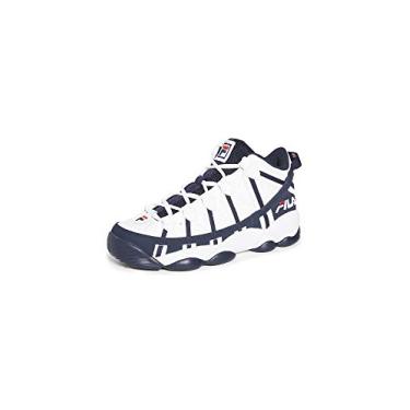 Imagem de Fila Men's Stackhouse Spaghetti Sneakers, White Navy Red, 10 Medium US