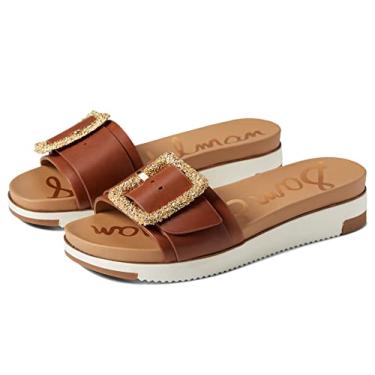 Imagem de Sam Edelman Sandália feminina Ariane, Couro Dk Bourbon, 7.5