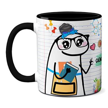 Imagem de Caneca Professora De Ciências/Biologia Liguem O Datashow (Preta)