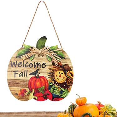 Imagem de Sinais de parede de Ação de Graças - Placas de boas-vindas de de ação de graças para decorações da porta da frente,Suprimentos para festa de Halloween outono decoração outono ornamentos