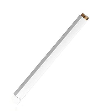 Imagem de 1pcs Tubo estendido torneira de chuveiro pode estender o material de latão do tubo de chuveiro tubo preto ouro, quadrado branco