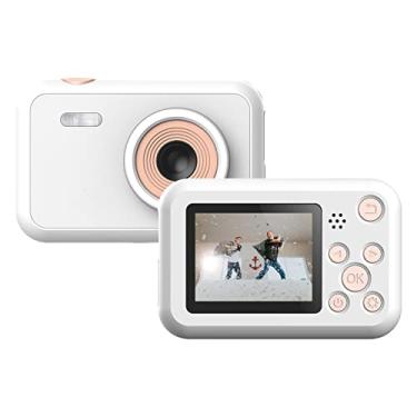 Imagem de Qudai FunCam 1080P Câmera digital infantil de alta resolução Mini câmera de vídeo portátil com tela LCD de 12 megapixels de 2,0 polegadas e armazenamento de cartão TF de 32 GB para meninos e menin BD