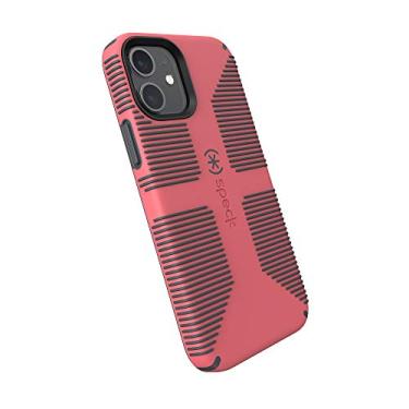 Imagem de Speck Capa para iPhone 12 – Proteção contra quedas serve para telefones iPhone 12 Pro e iPhone 12 – Capa de camada dupla resistente a arranhões com revestimento macio e aderência extra – Raspberry