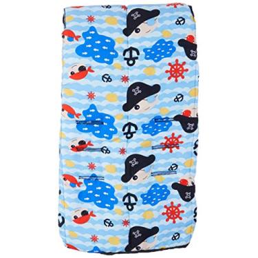 Imagem de Alan Pierre Baby Capa Para Carrinho- Pirata Azul - Pliko Sem Bordado Pirata Azul