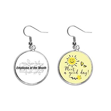 Imagem de Excelente linha de empregado flor flor gota orelha brincos joias moda