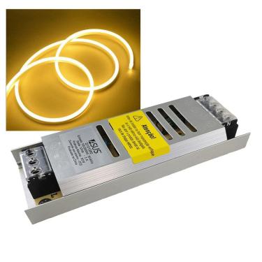 Imagem de Fonte Chaveada Slim Driver 12V 5A Camera CFTV Perfil Fita de Led Circuito Interno Iluminaçao Lustre Segurança