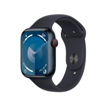 Imagem de Apple Watch Series 9 Gps + Cellular Caixa Meia-Noite De Alumínio 45mm