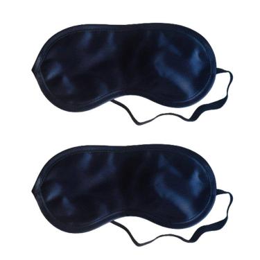 Imagem de 2 Máscara De Dormir Bem Tapa Olhos Anti Claridade Poliéster