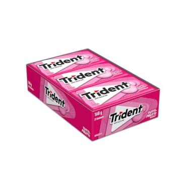 Imagem de Chiclete Trident Tutti-frutti Sem Açúcar - Caixa com 21 unid. de 8g