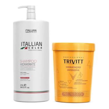 Imagem de Shampoo Hidratante Lavatório Itallian Color 2,5l + Mascara
