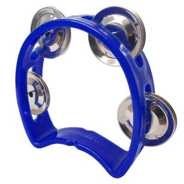 Imagem de Pandeiro Meia Lua Infantil Azul New York