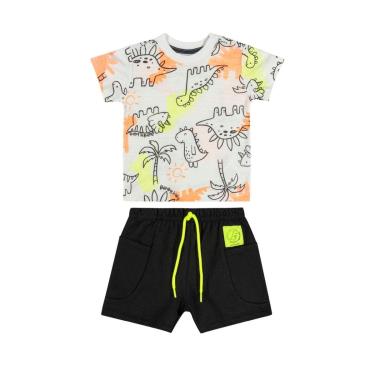 Imagem de Conjunto para Bebê Menino com Camiseta e Bermuda Quimby-Masculino