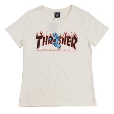 Imagem de Camiseta T-Shirt Feminina Screaming Flame Logo SS Thrasher-Feminino