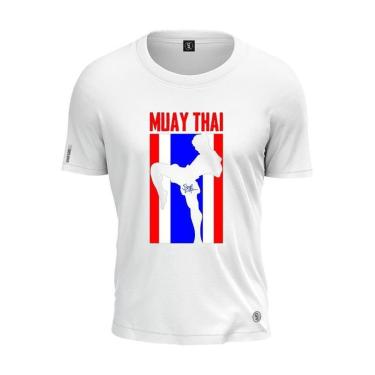 Imagem de Camiseta Muay Thai Lutador Thailandia Fight Shap Life-Unissex
