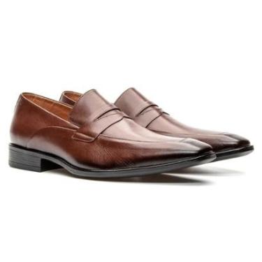 Imagem de Sapato Social Masculino Em Couro Premium Loafer Solado de Borracha Bigioni-Masculino