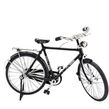 Imagem de Power Toys TECH - Bicicleta de Retro desmontada em Miniatura: Detalhes Autênticos em Escala Reduzida para os Amantes de Bikes 1:8 (Preta)