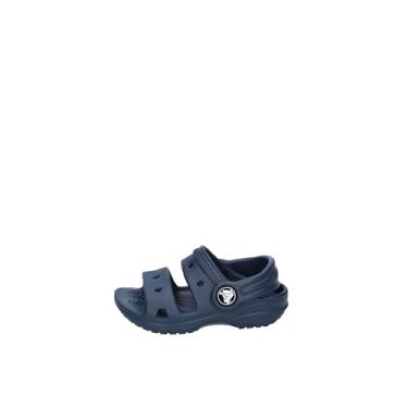 Imagem de CROCS Classic Crocs Sandal T - Navy - C6 , 207537-410-C6, Kids Unisex , Navy , C6