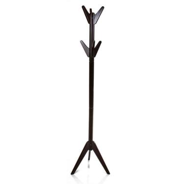 Imagem de Cabideiro De Piso Seis Pinos Mod Londom Tabaco Escuro