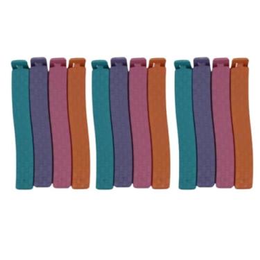 Imagem de Kit Clips Lacre Prendedor para Vedar Embalagens 12 Peças