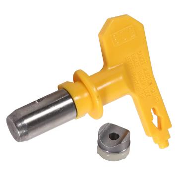 Imagem de Ponta de pistola de pintura, ponta de pistola de pintura, aço de tungstênio reversível Airless ponta de pistola de pintura acessórios para bicos jardim doméstico, pulverizadores de tinta (523)
