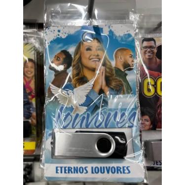 Imagem de pen drive com musicas gravadas diversas pendrive gravado generos louvores