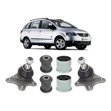 Imagem de Kit Pivô Com Bucha Balança Dianteira Spacefox 2008 2009 2010 - Qualyki