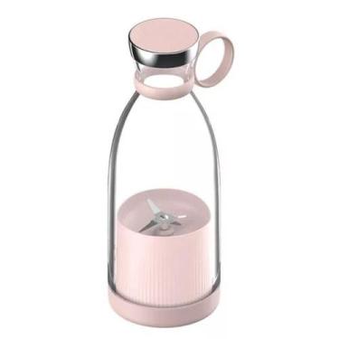 Imagem de Mini Juicer Portatil Com Alça Liquidificador 420 Ml - Produto Importad