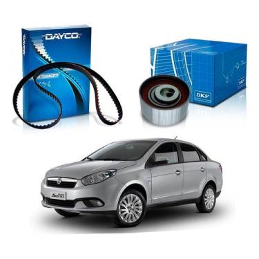 Imagem de Kit Correia Dentada Tensor Grand Siena 1.4 Evo 2012 A 2016 - Dayco