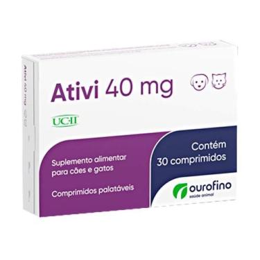 Imagem de Suplemento Ativi para Cães e Gatos 40mg - OuroFino