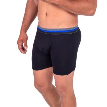 Imagem de Kit C/10 Boxer Long Leg Fibra Bambu Luxo Cueca Box Revenda - Boxer Wea